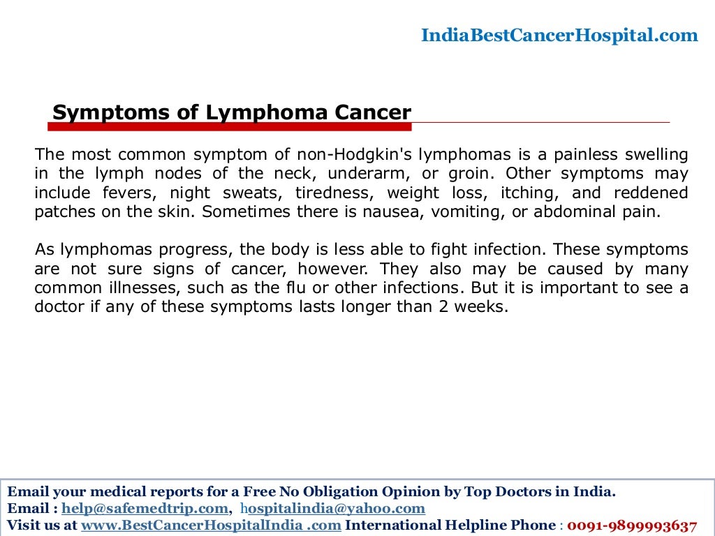 Lymphoma Cancer Treatment at World Class Hospitals in India