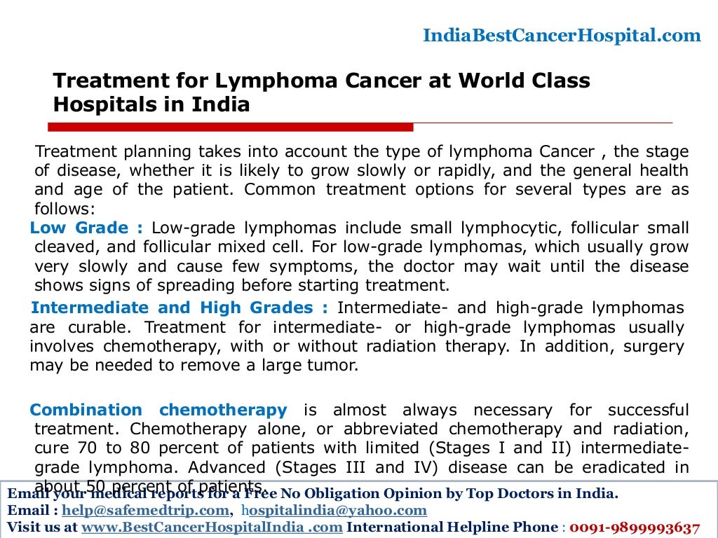 Lymphoma Cancer Treatment at World Class Hospitals in India