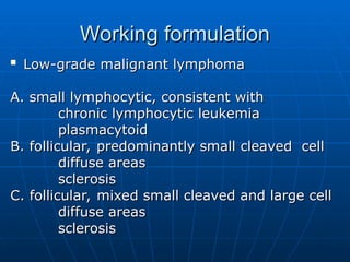 Lymphoma.presentation/ lymphoma presentation | PPT