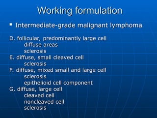 Lymphoma.presentation/ lymphoma presentation | PPT