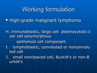 Lymphoma.presentation/ lymphoma presentation | PPT
