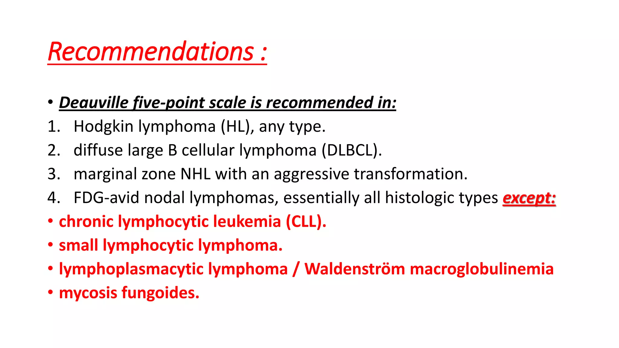 Lymphoma and PET CT. | PDF