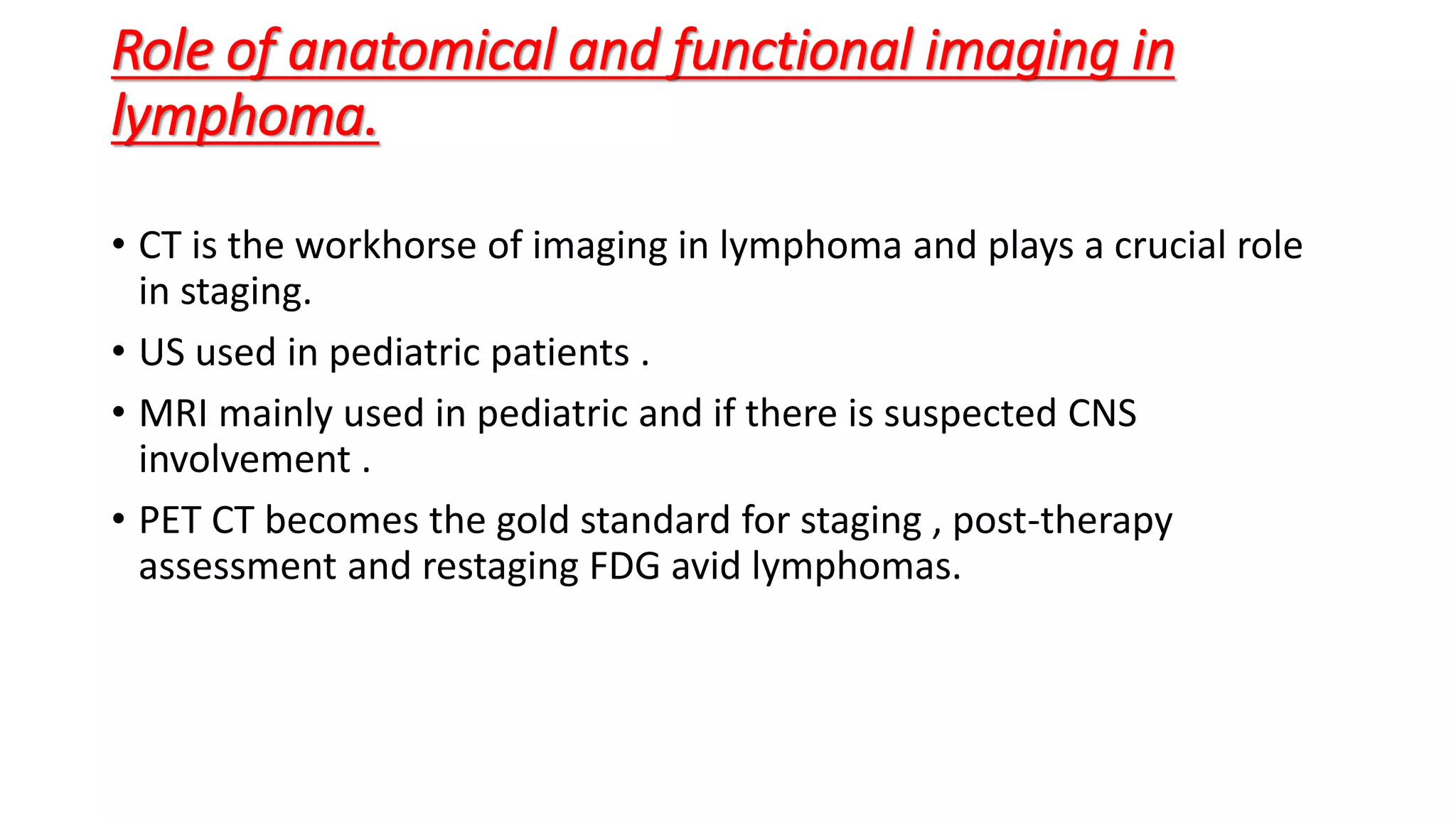 Lymphoma and PET CT. | PDF