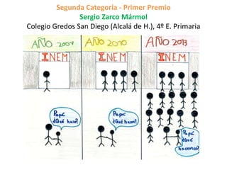 Segunda Categoría - Primer Premio
Sergio Zarco Mármol
Colegio Gredos San Diego (Alcalá de H.), 4º E. Primaria
 