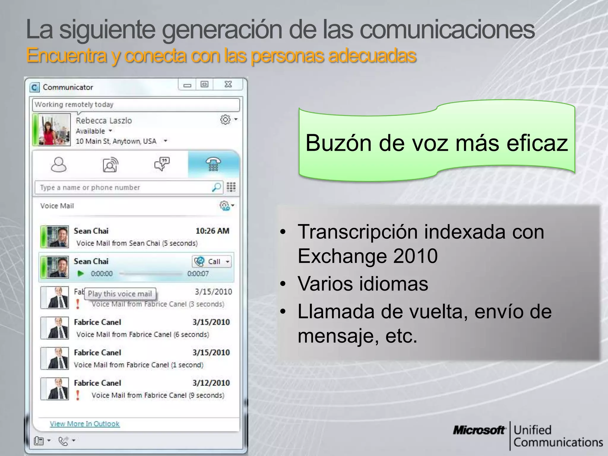 ConectadesdedondeestésLa siguientegeneración de lascomunicacionesEncuentra y conecta con las personas adecuadasBúsqueda de expertosBúsquedaporpalabra clave