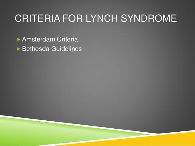 Lynch syndrome