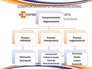COMPORTAMIENTO ORGANIZACIONAL