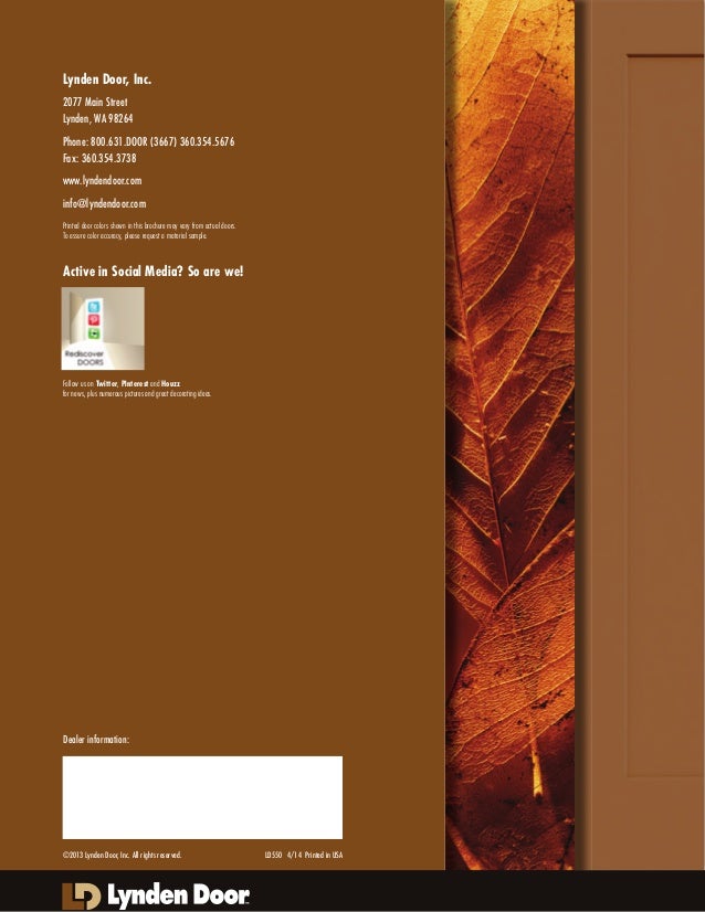 Lynden Door Us Alliance Door Products