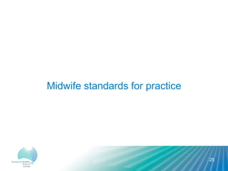 Midwife standards for practice
25
 