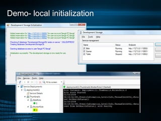 Demo- local initialization 