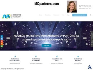 MOpartners.com
© Copyright ClearAction LLC. All rights reserved.
 