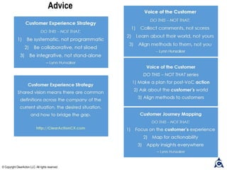 © Copyright ClearAction LLC. All rights reserved.
Advice
 