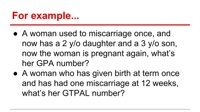 Gravidity and parity - recording system | PPTX