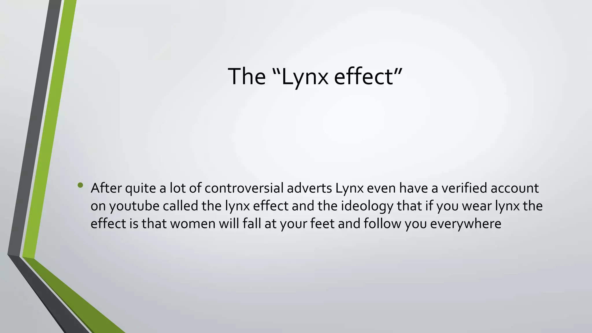 Lynx advert analysis PPT