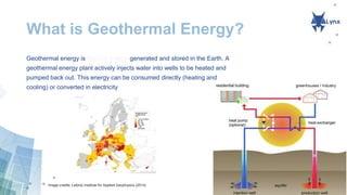 Geothermal Energy Plants
Image source: IRENA (2017), IRENA Project Navigator – Technical Concept Guidelines for Geothermal...