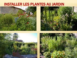 INSTALLER LES PLANTES AU JARDIN
 