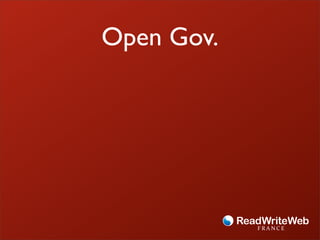 Open Gov.
 