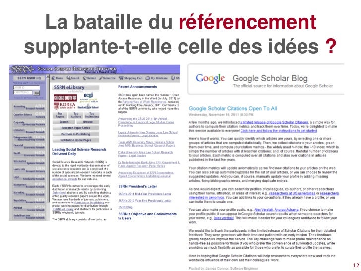 La Visibilite Des Enseignants Chercheurs Sur Internet