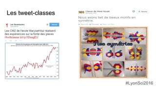 Les tweet-classes
#LyonSci2016
 