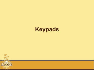 Keypads 