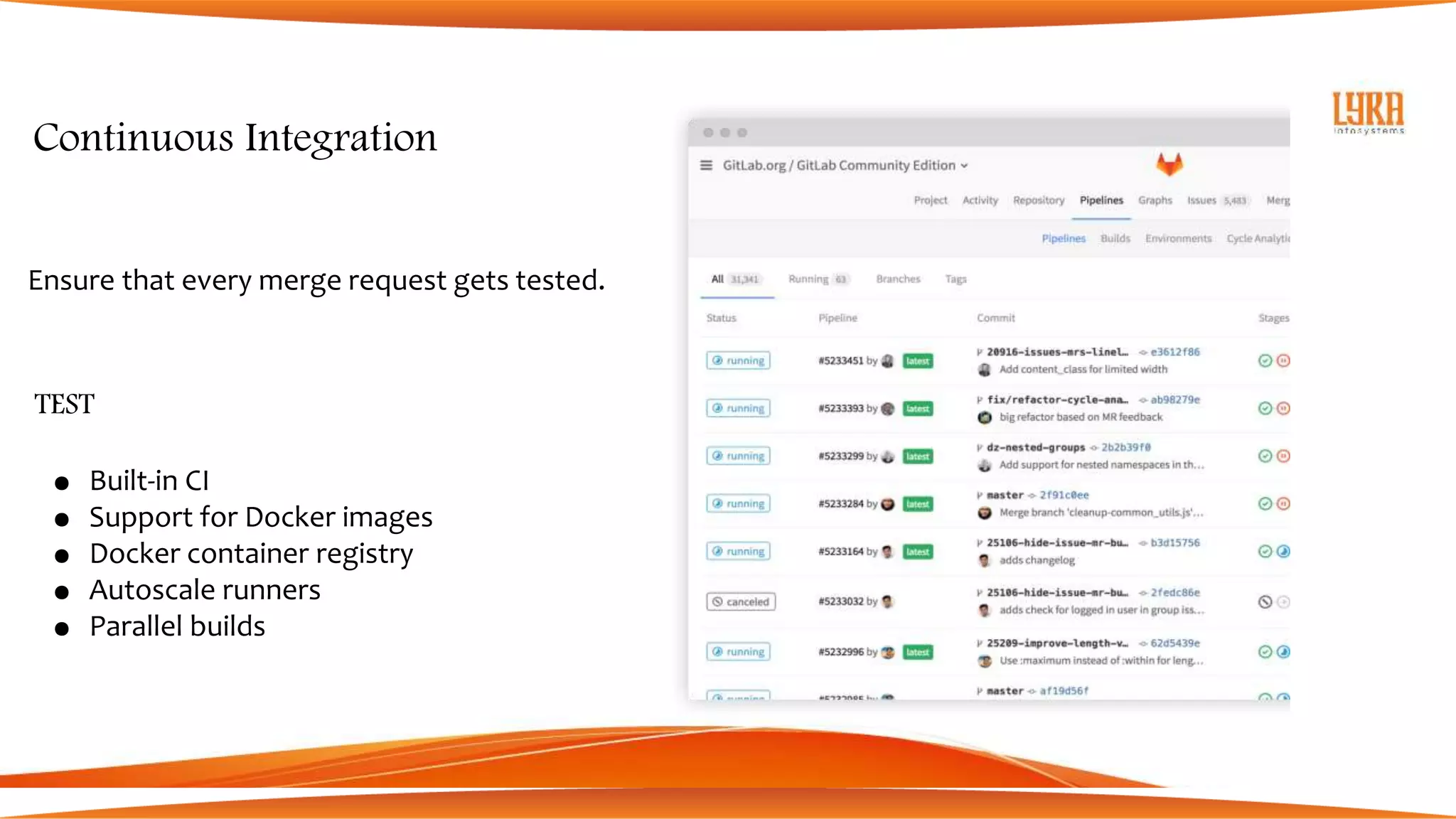 Lyra Infosystems - GitLab Overview Deck 2020 | PPT