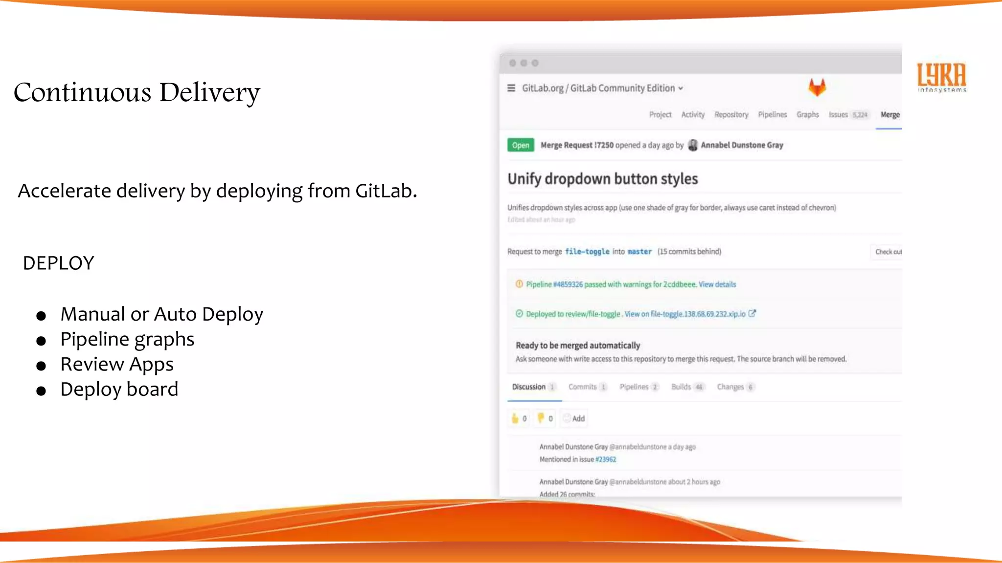 Lyra Infosystems - GitLab Overview Deck 2020 | PPT