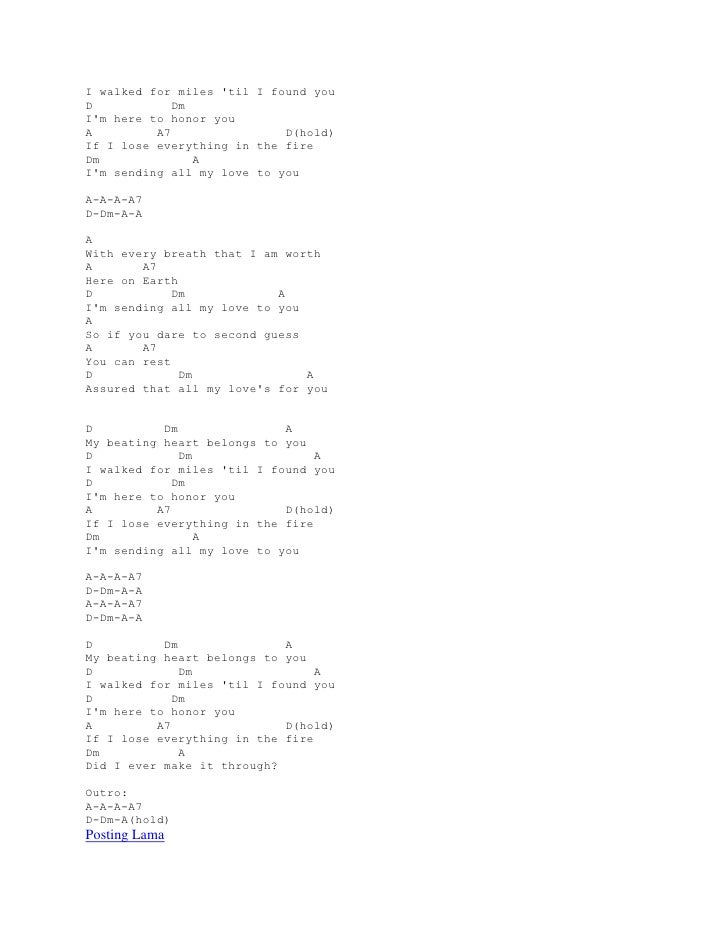 Chord Lagu Green Day - Chord Walls
