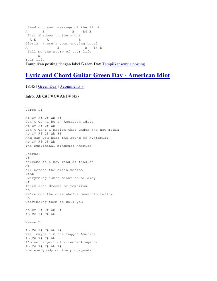 Chord Lagu Bondan Not With Me Kumpulan Not Lagu