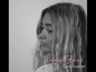 Lyric booklet finished 