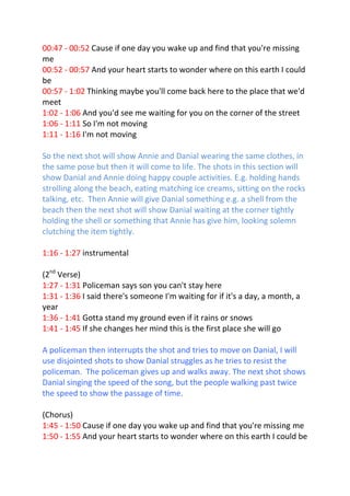 Lyric Breakdown Docx