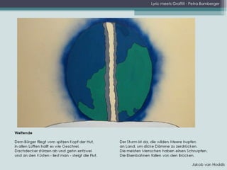 Lyric meets Graffiti - Petra Bamberger 