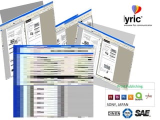 SONY, JAPAN Print Publishing 