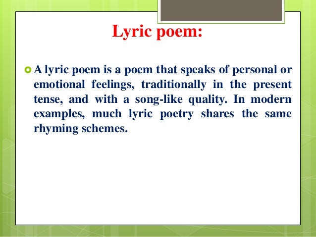 Lyric Poem Dramatic Monologue Amp Ode Types Of Poetry Part I