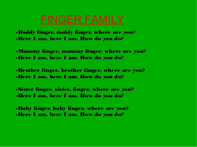Daddy Finger Video Song Download Daddy Finger Video Song Download