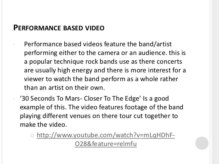 types-of-music-video