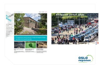 www.osloregionen.no
Elbilparade på Karl Johan
Foto: Kristian S. Moen
 
