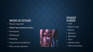 LYSERGIC ACID DIETHYLAMIDE POISONING.pptx