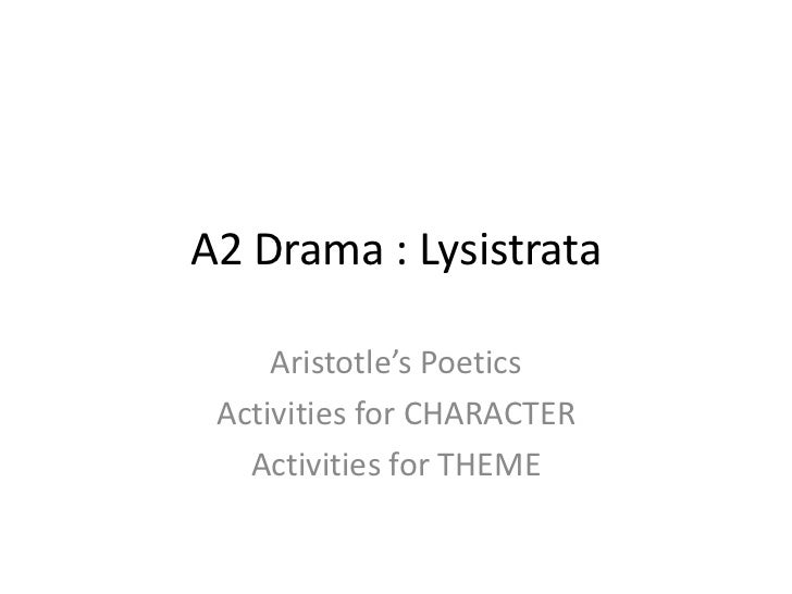Lysistrata Aristotle Plot Character Theme