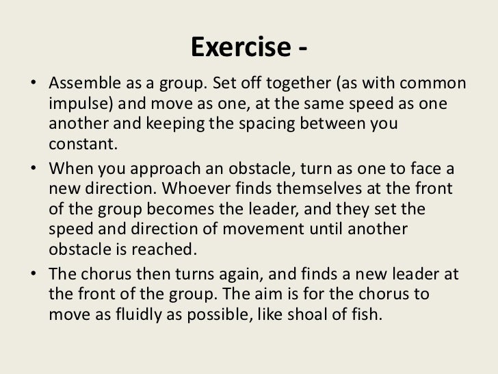 A2 Drama Lysistrata Chorus Movement and Speech