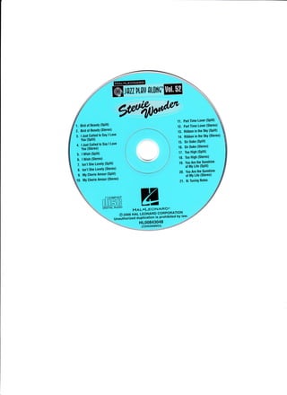 Hal Leonard Vol-52-Stevie_wonder | PDF