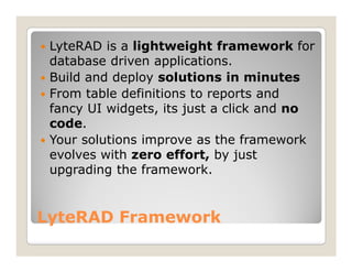 Lyterad: The future of component frameworks