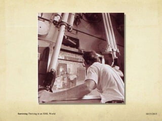 10/15/2015Surviving Thriving in an XML World
 