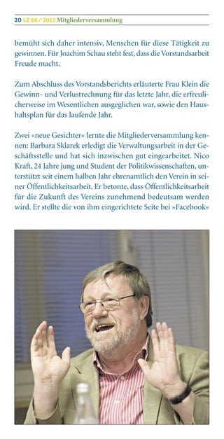 Hospizdienst Lebenszeiten 08/2015