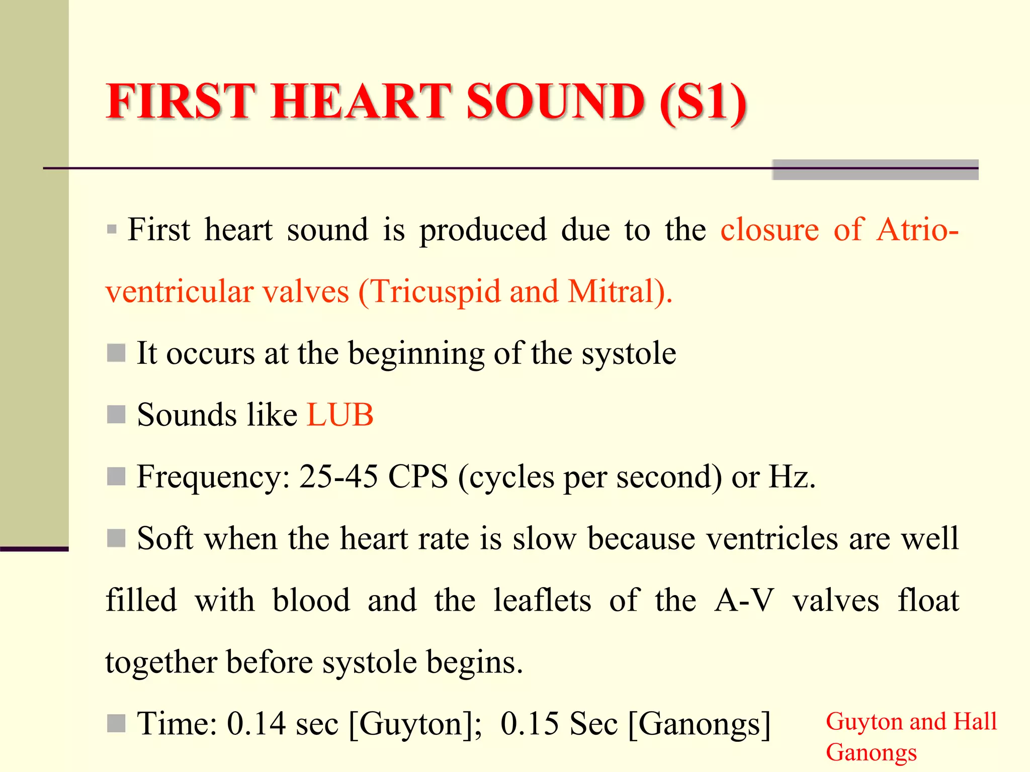 Heart sounds | PPT