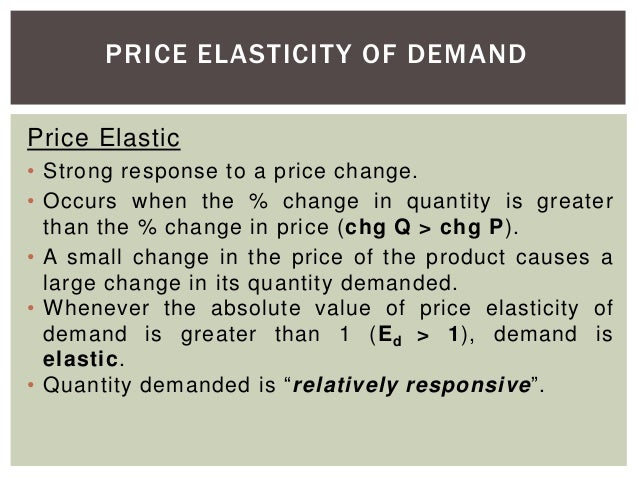 Topic 4 Price Controls Elasticity
