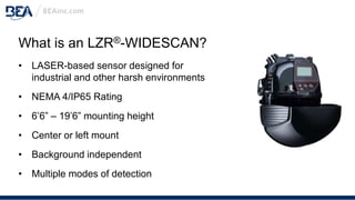 BEA's LZR-WIDESCAN Technical Training | PPTX