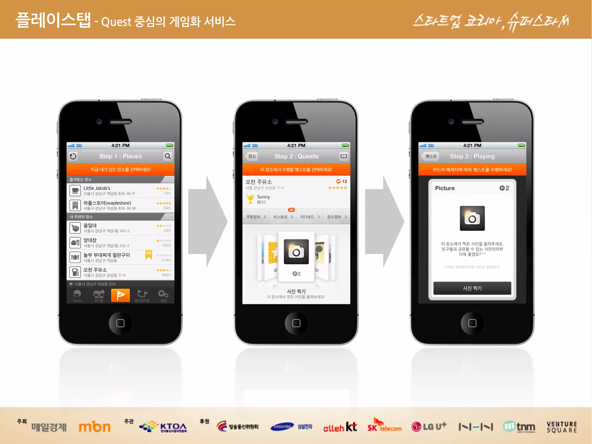 플레이스탭-Quest중심의게임화서비스




                                                               21
 