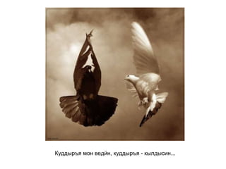 Куддыръя мон ведӥн, куддыръя - кылдысин...   
