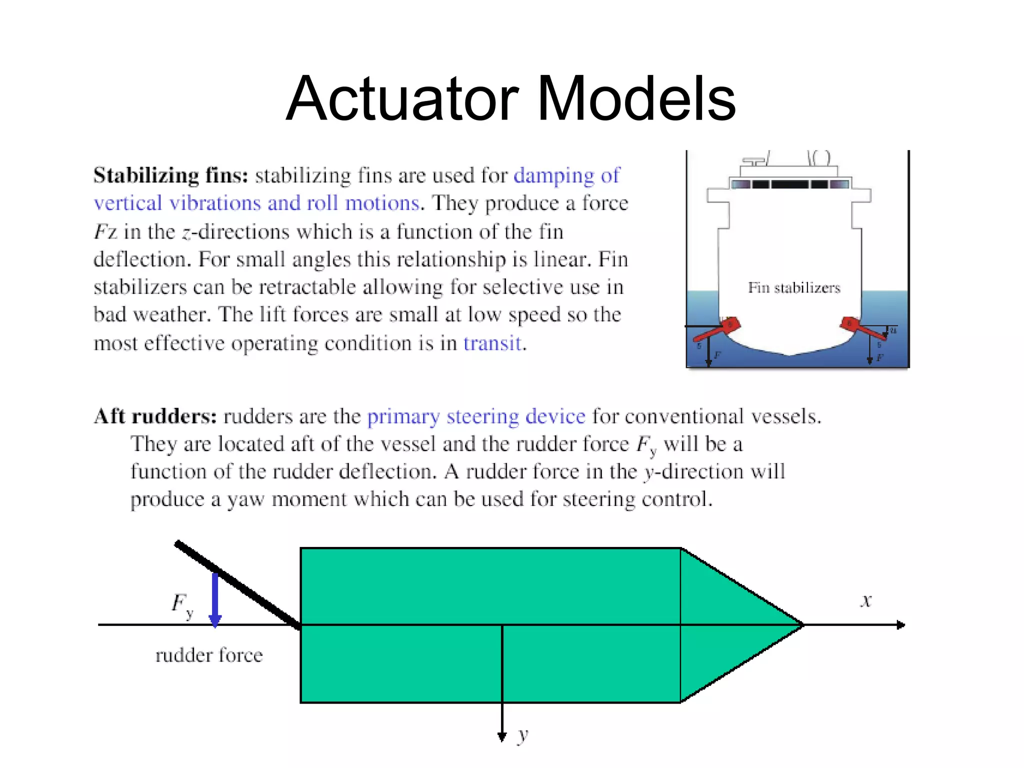Actuator Models
 