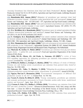 Life cycle assessment (LCA) of Dairy and beef cattles | PDF